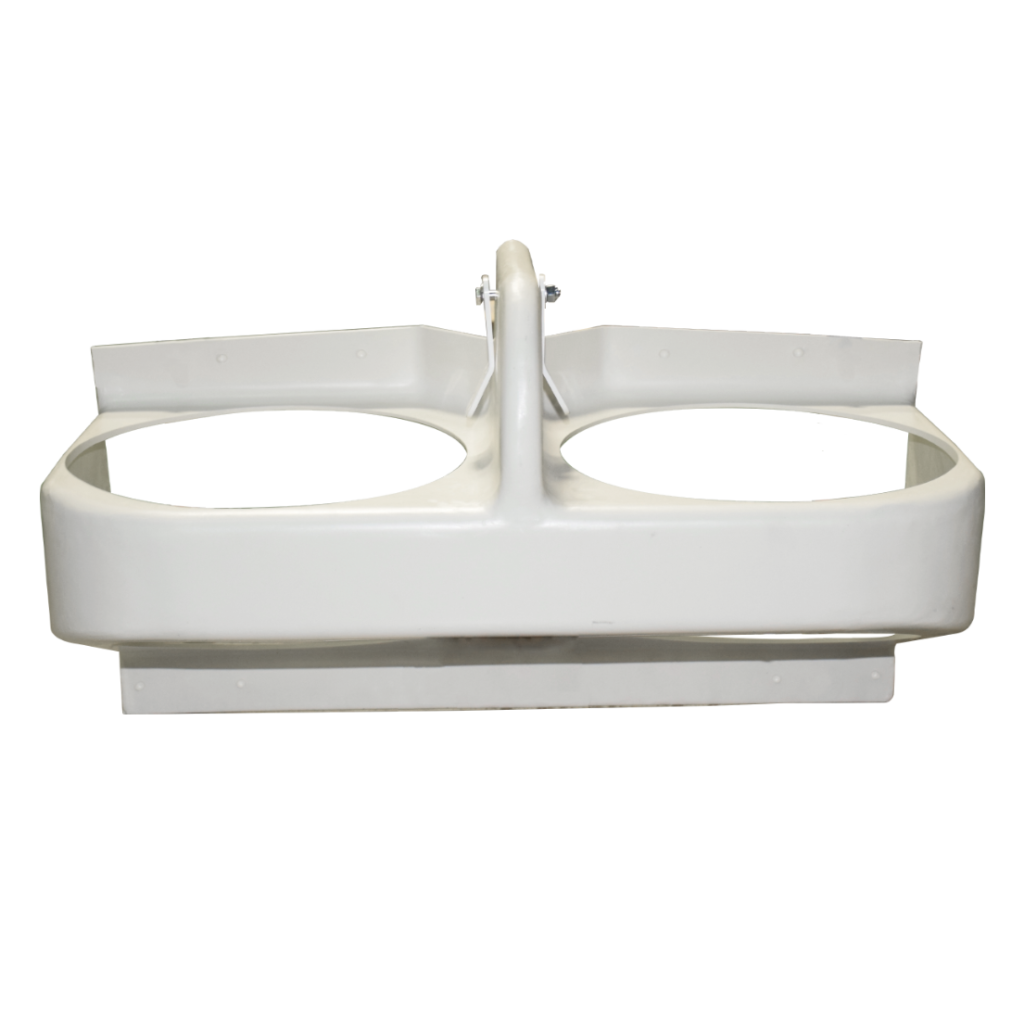 Double Hutch Mount Pail Holder