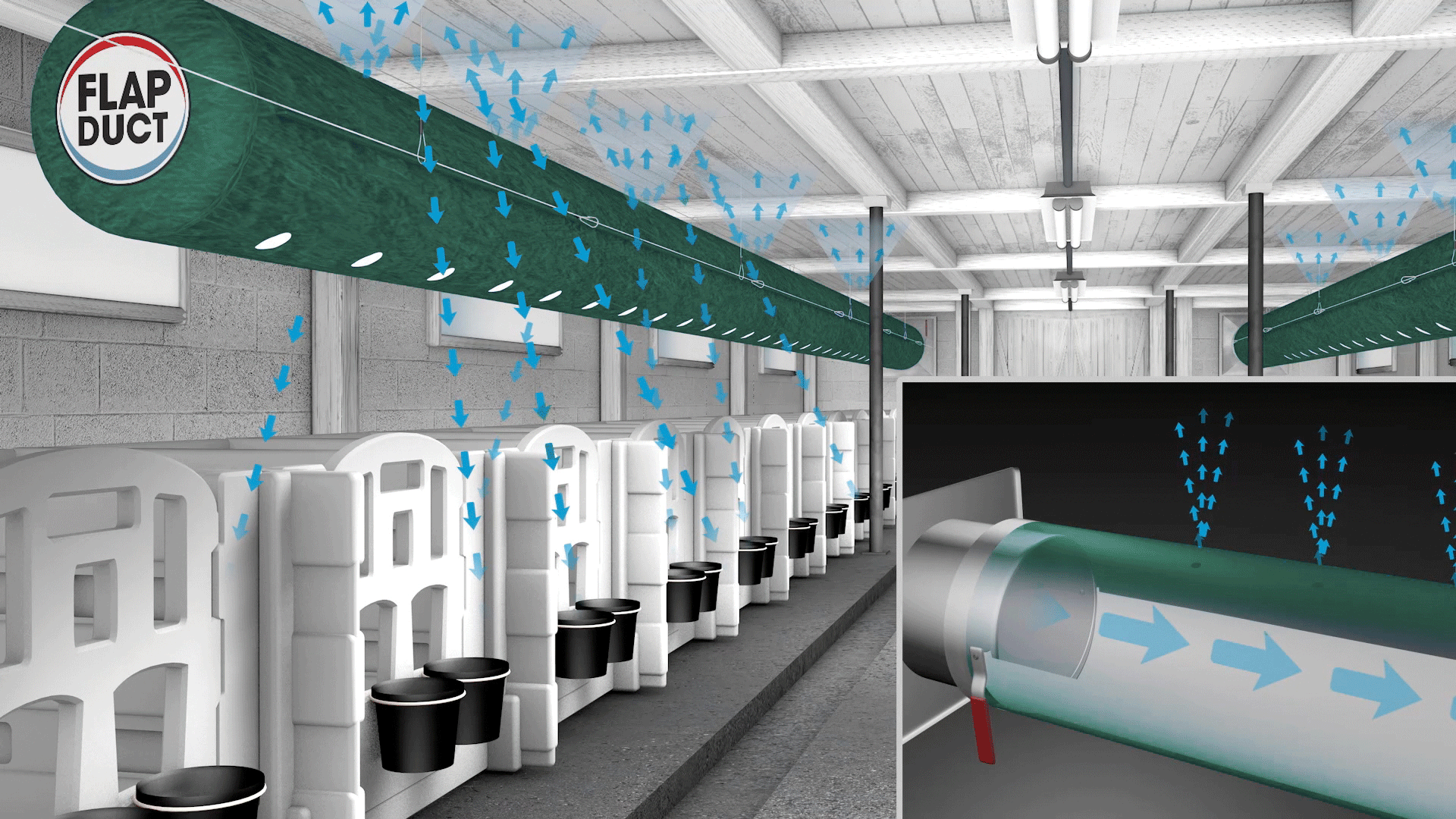 Flap Duct Ventilation System